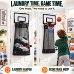 2-in-1 Basketball Hoop & Laundry Hamper