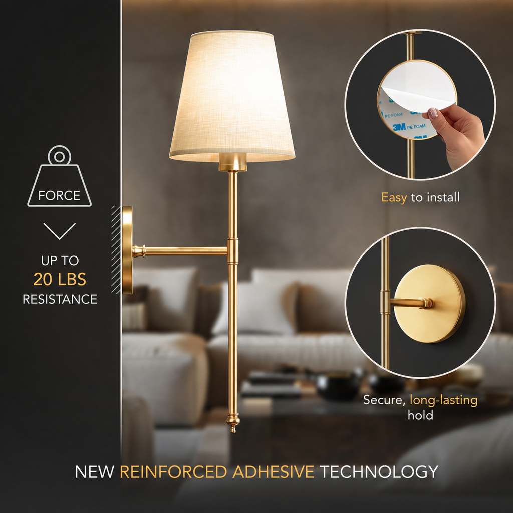 WIRELESS WALL SCONCE