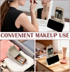 Portable Makeup Organizer with Suction Cup Base