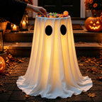 Dolovira Light-Up Halloween Ghost Candy Bowl