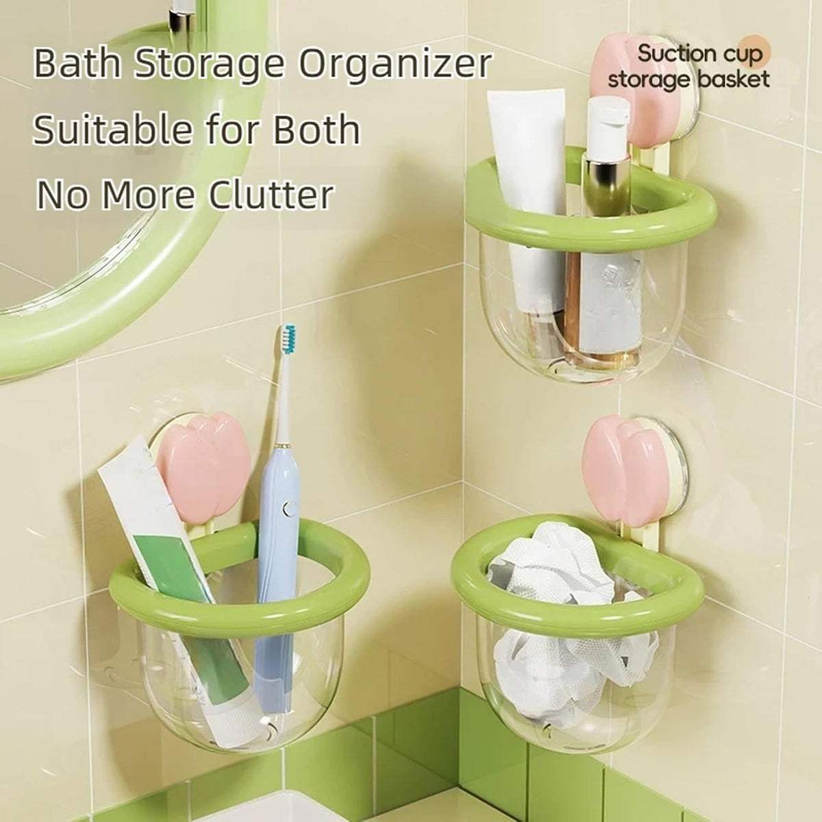 Dolovira ✨ Space-Saving Suction Sink Organizer