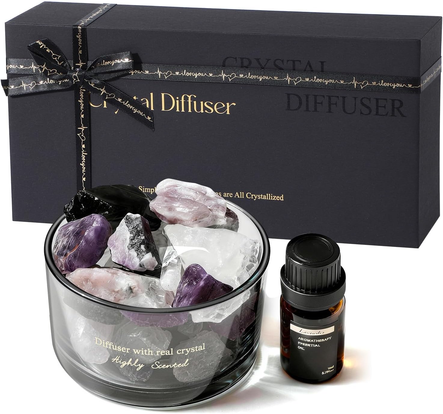 Crystal Stone Essential Oil Diffuser