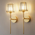 Dolovira Rechargeable Crystal Wall Sconce with Remote Control
