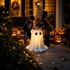 Dolovira Light-Up Halloween Ghost Candy Bowl
