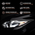 Headlight Restoration Kit – Remove Yellowing, Oxidation & Haze