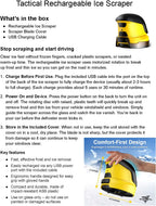 Cordless Electric Ice Scraper – Fast & Easy Windshield Ice Removal