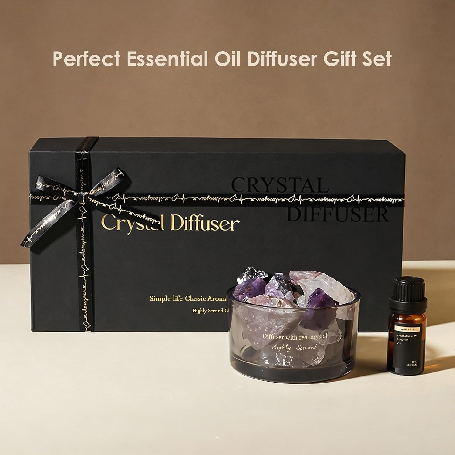 Crystal Stone Essential Oil Diffuser