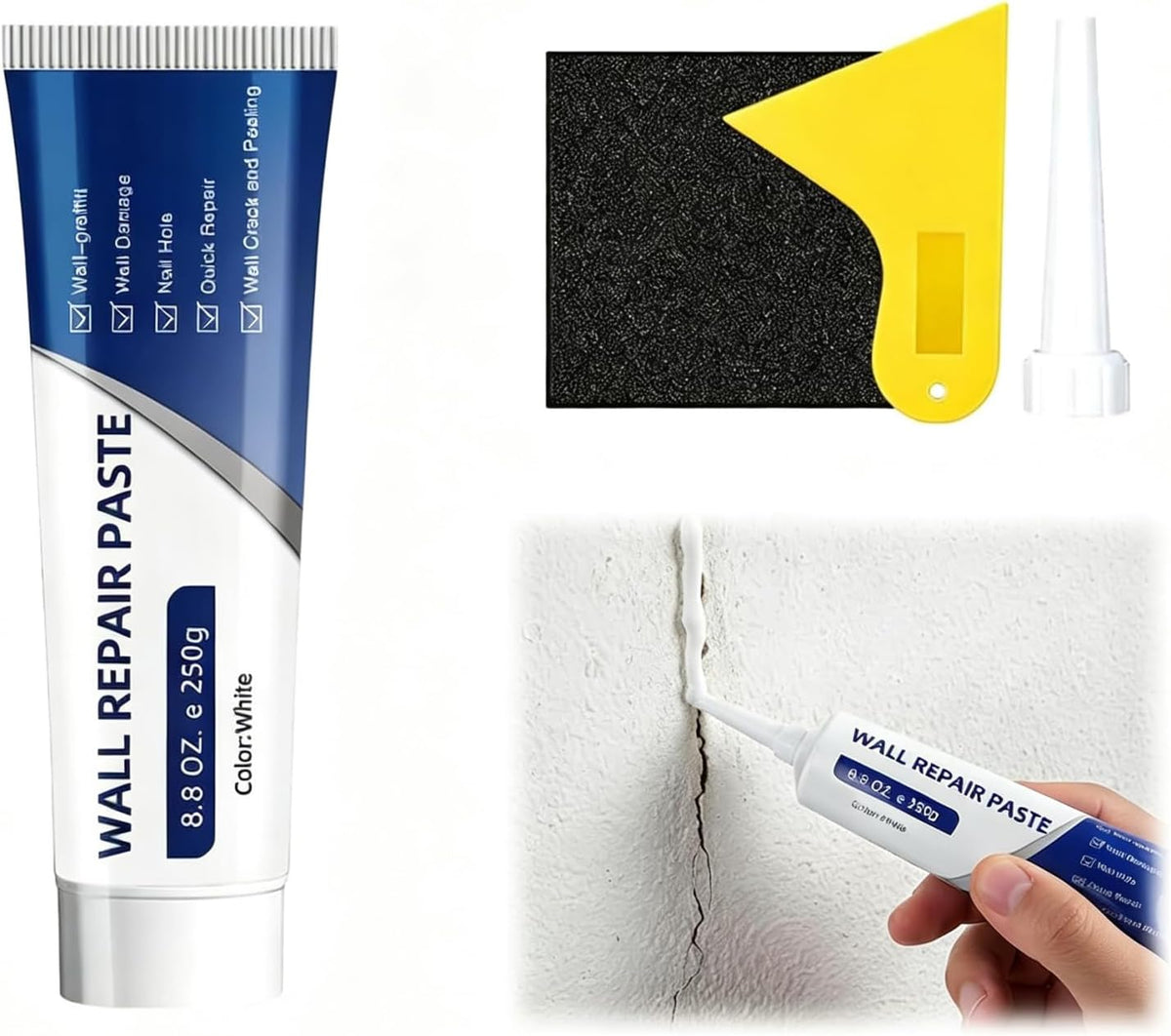 Drywall Repair Kit – Wall Repair Paste for Cracks & Holes