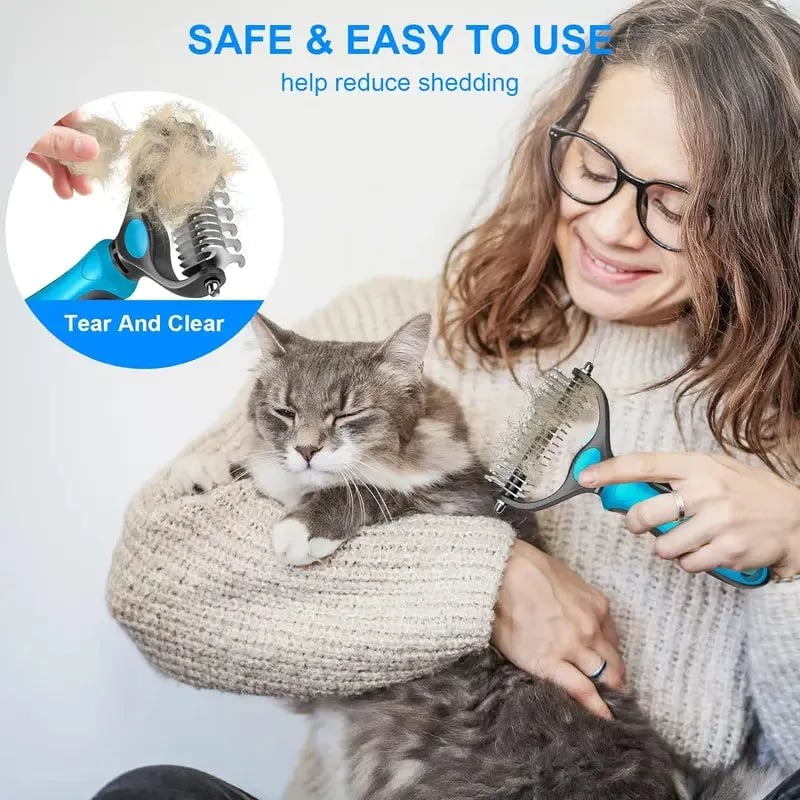 Dolovira 🐾Double-Sided Pet Grooming Brush