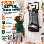 2-in-1 Basketball Hoop & Laundry Hamper