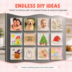 💕 DIY 3D Crystal Clear Acrylic Photo Fridge Magnet Kit – Create Personalized Memory Keepsakes 🎞✨
