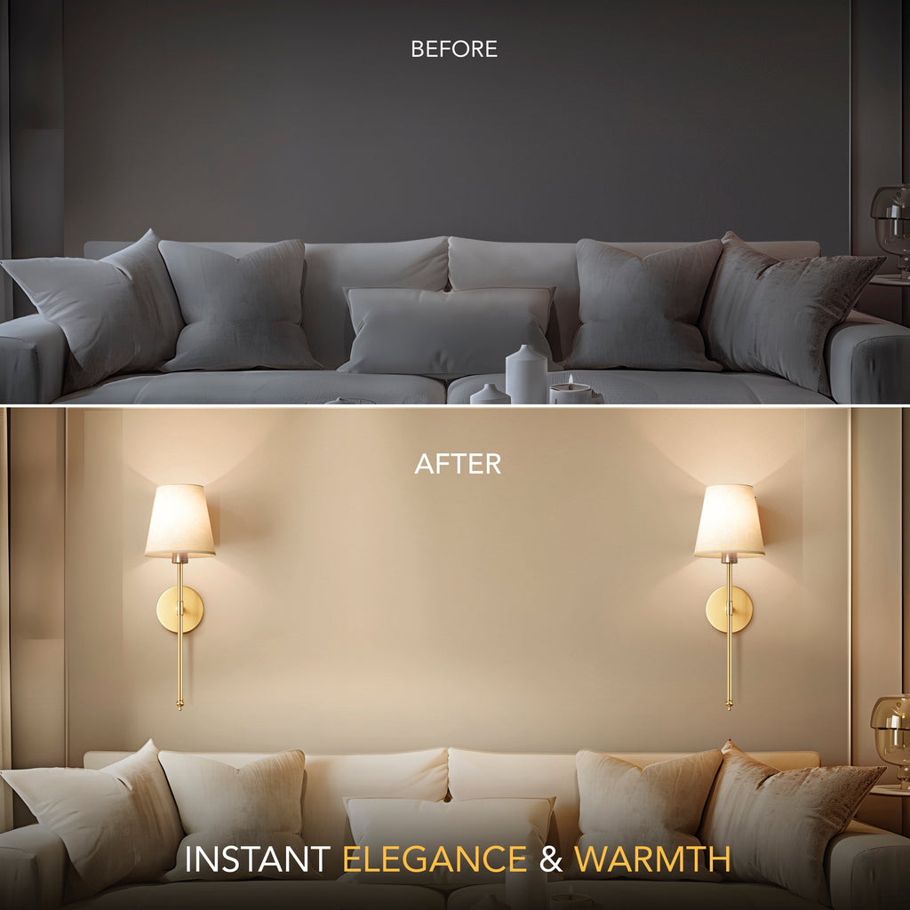 WIRELESS WALL SCONCE