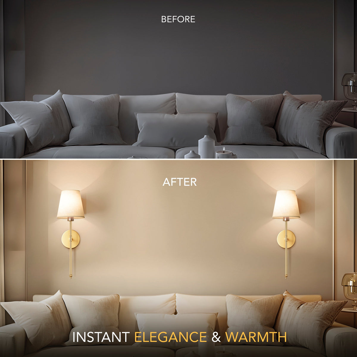 WIRELESS WALL SCONCE