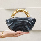 Luxury Acrylic Evening Clutch – Elegant Wedding & Party Bag
