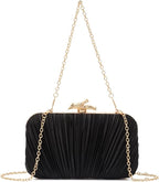 Dolovira Pleated Evening Clutch Bag