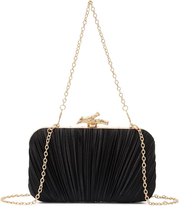 Dolovira Pleated Evening Clutch Bag