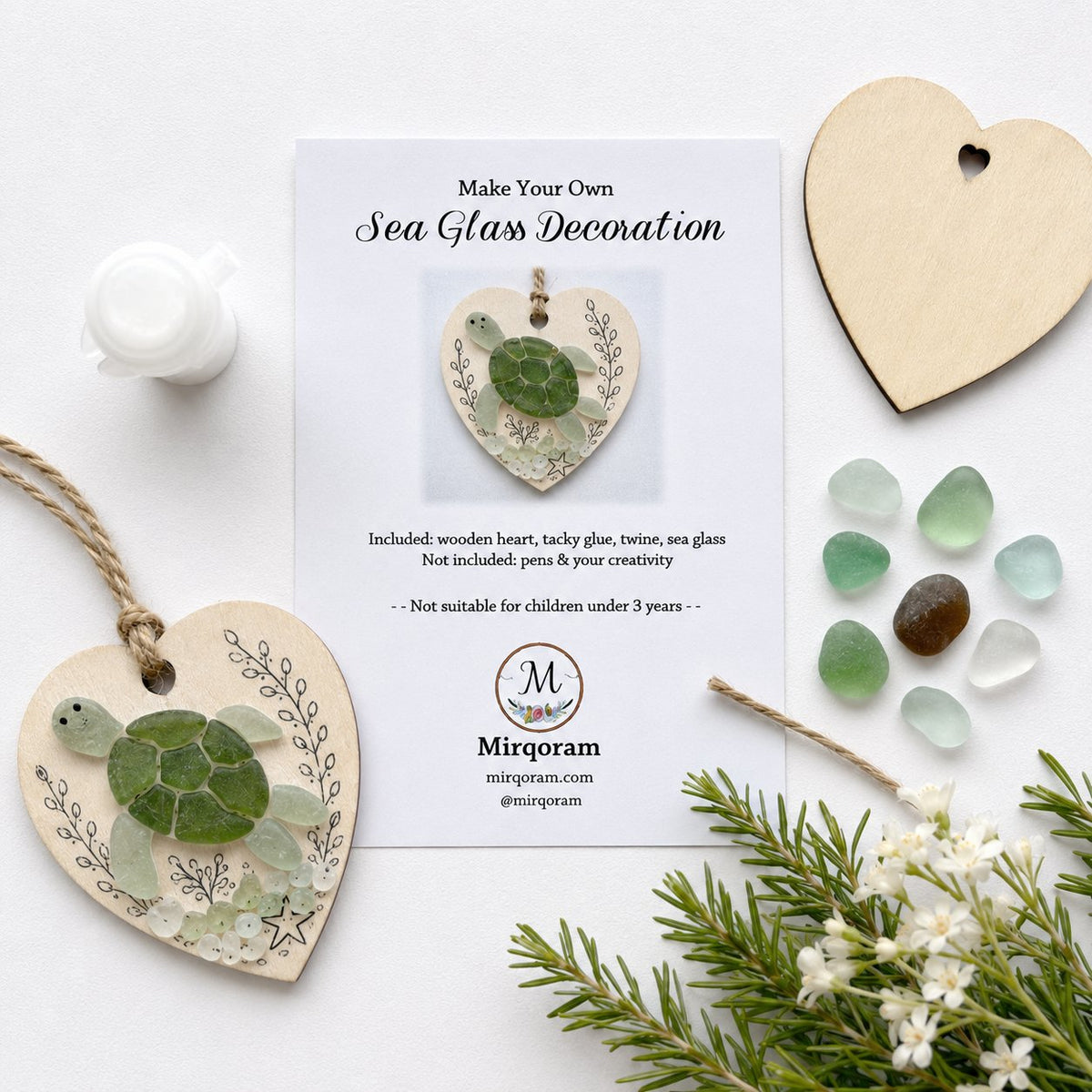 🌊 Sea Glass Diy Kit Ornament