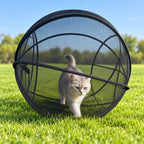 Pop-Up Cat Playpen – 32" Portable Mesh Enclosure for Indoor & Outdoor Use