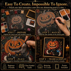 🔥 LAST DAY 49% OFF – 🖤 Premium 3D Pearl Dark Gothic Diamond Painting Art Kit | Luxury Flocked Canvas with Scratch-Resistant Non-Fading Pearl Beads DIY Dark Academia Decor 💀🕯️✨