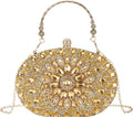 Rhinestone Evening Clutch Purse for Women, Sparkly Crystal Handbag