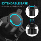 Car Cup Holder Tray with Detachable Food Tray – 2-in-1 Car Dining Table