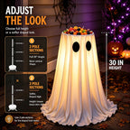 Dolovira Light-Up Halloween Ghost Candy Bowl