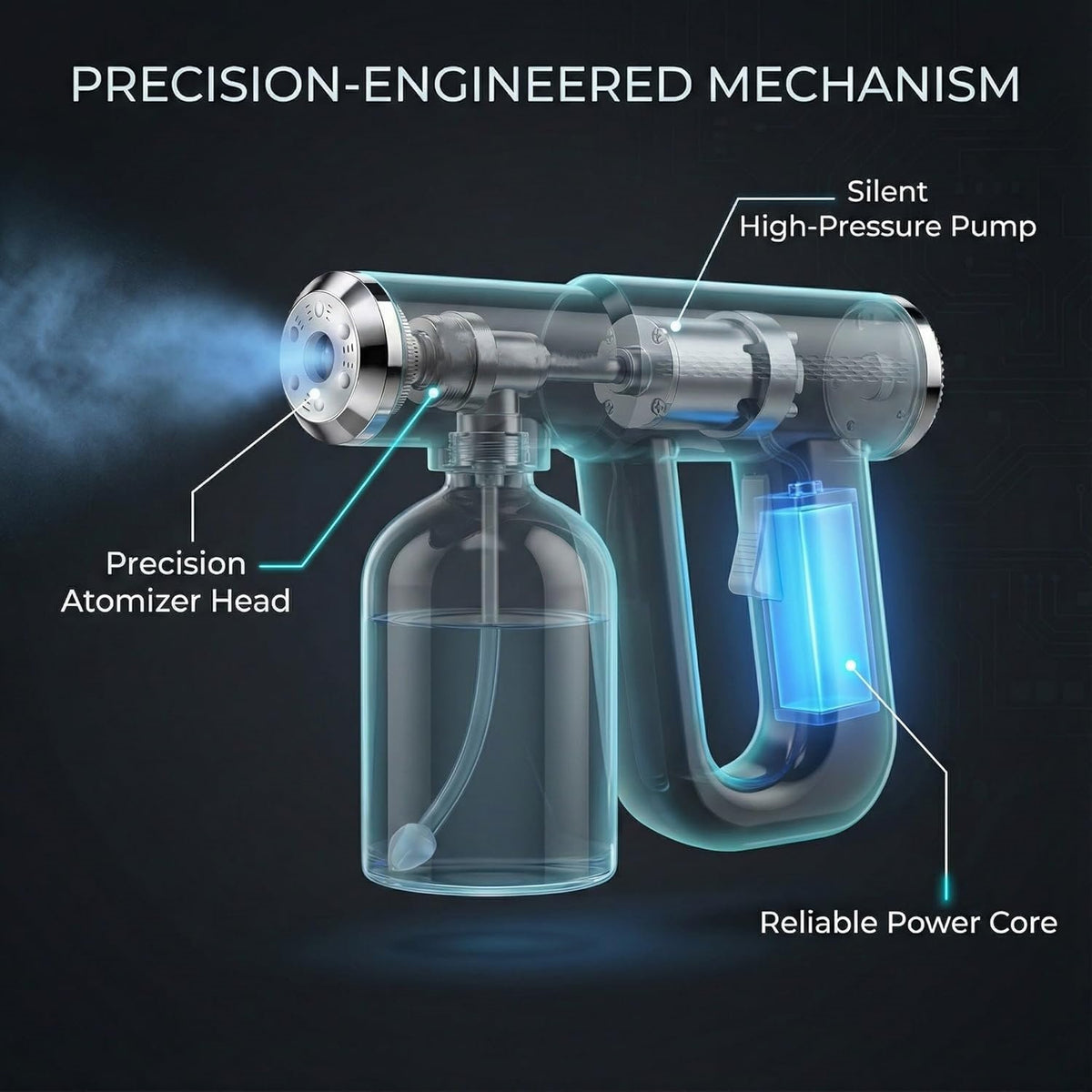 Rechargeable ULV Disinfectant Fogger
