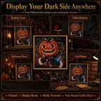 🔥 LAST DAY 49% OFF – 🖤 Premium 3D Pearl Dark Gothic Diamond Painting Art Kit | Luxury Flocked Canvas with Scratch-Resistant Non-Fading Pearl Beads DIY Dark Academia Decor 💀🕯️✨