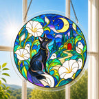 Acrylic Jigsaw Puzzle Suncatcher - Spooky Lilies
