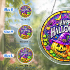 Acrylic Jigsaw Puzzle Suncatcher - Happy Halloween