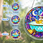 Acrylic Jigsaw Puzzle Suncatcher - Bathing Ghost