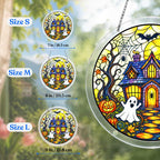 Acrylic Jigsaw Puzzle Suncatcher - Ghost Cottage