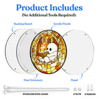 Acrylic Jigsaw Puzzle Suncatcher - Reading Ghost