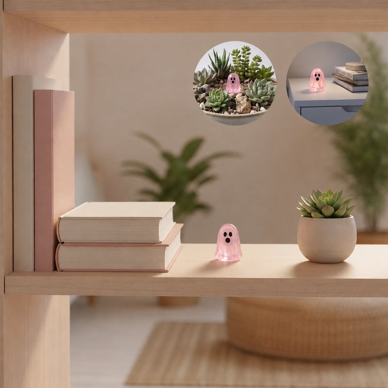 Glow-in-the-Dark Ghost Figurine