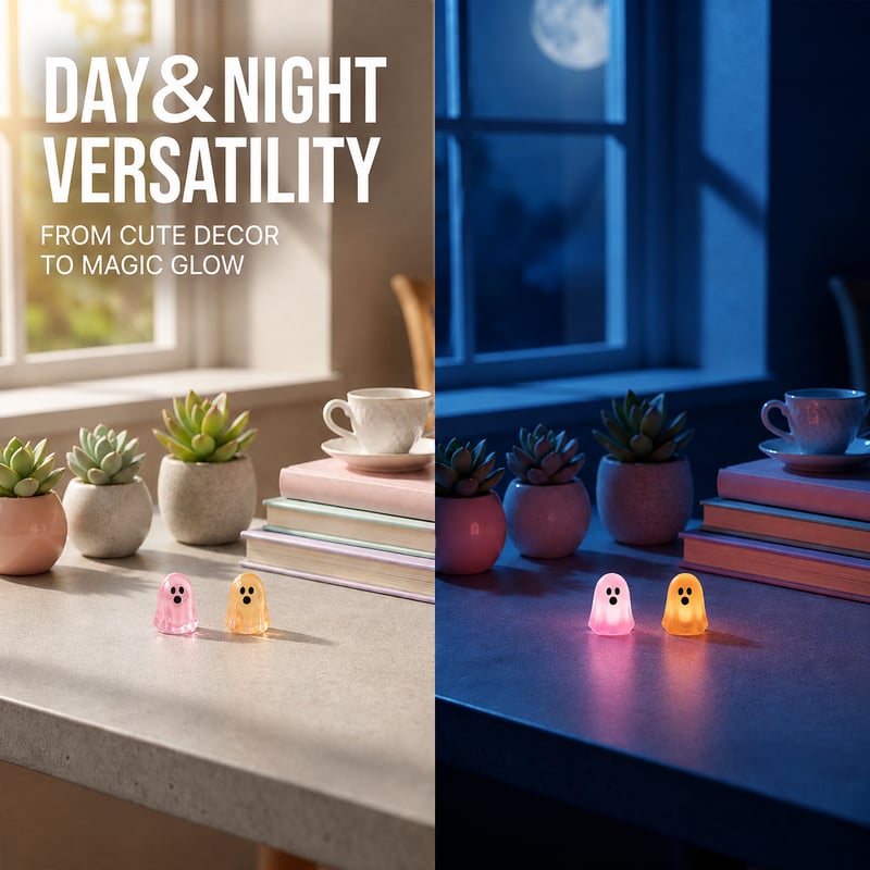 Glow-in-the-Dark Ghost Figurine