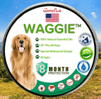 Natural Anti-Flea, Tick, & Mosquito Collar (Human-Grade 8+ Months Protection)