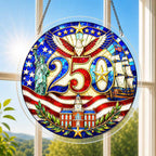 Acrylic Jigsaw Puzzle Suncatcher - Freedom Celebration