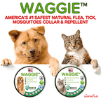 Natural Anti-Flea, Tick, & Mosquito Collar (Human-Grade 8+ Months Protection)