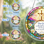 Acrylic Jigsaw Puzzle Suncatcher - John 3:16