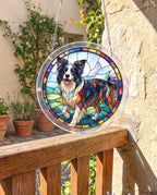 Acrylic Jigsaw Puzzle Suncatcher - Border Collie