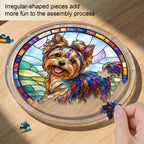 Acrylic Jigsaw Puzzle Suncatcher - Yorkshire Terrier