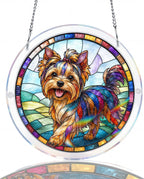 Acrylic Jigsaw Puzzle Suncatcher - Yorkshire Terrier