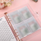 1 Book 100 Days Money Saving Challenge Book With Loose-Leaf Binder Pink Cover