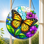 Acrylic Jigsaw Puzzle Suncatcher - Monarch Butterfly