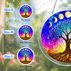 Acrylic Jigsaw Puzzle Suncatcher - Moonlit Tree