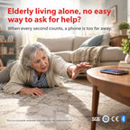 SOS Emergency Alert Wristband for Seniors – One-Touch Help Button