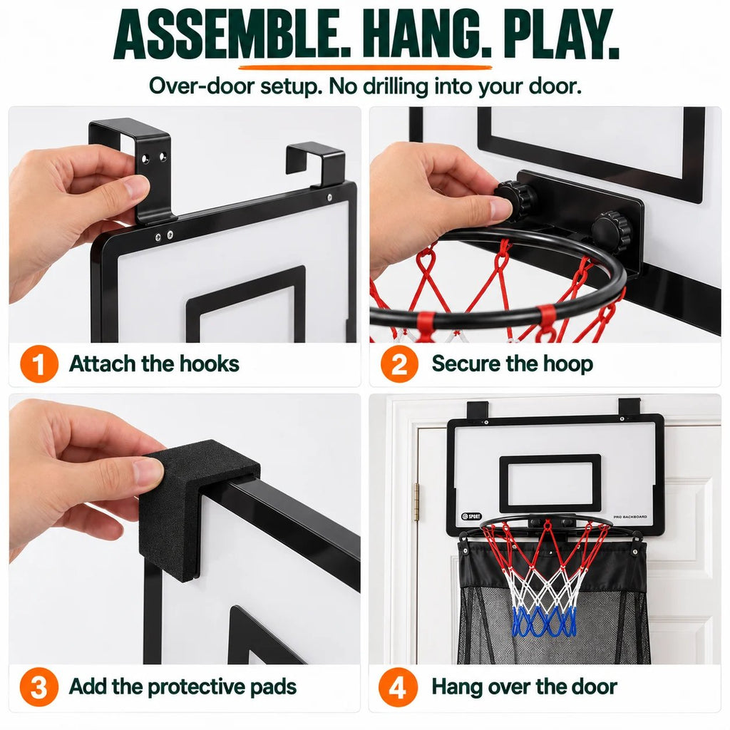 2-in-1 Basketball Hoop & Laundry Hamper