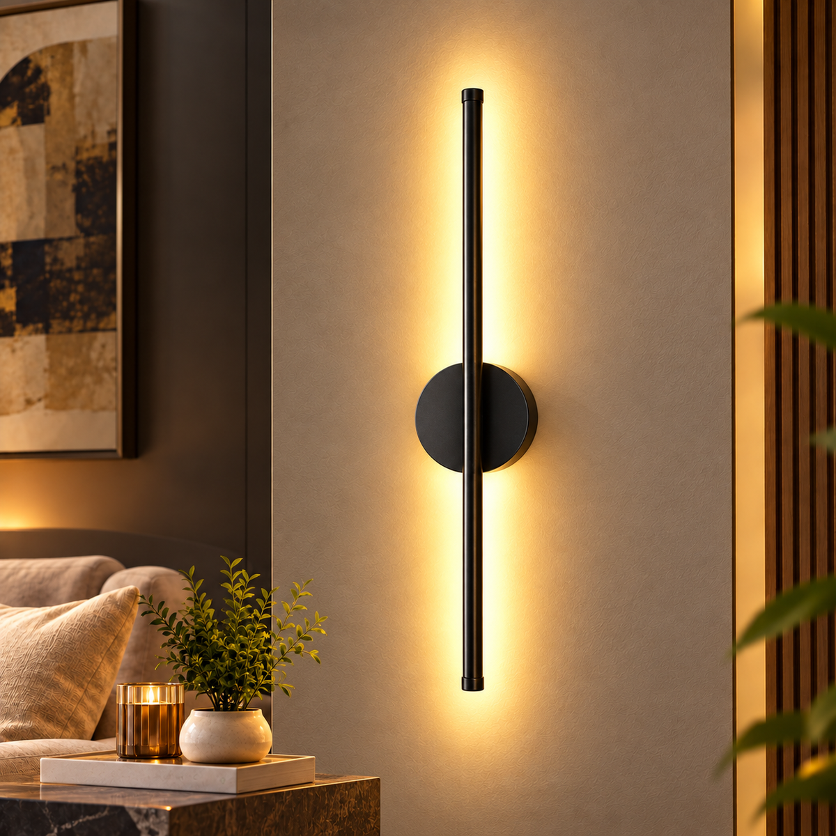 Rechargeable Cordless Wall Sconce with Remote Control