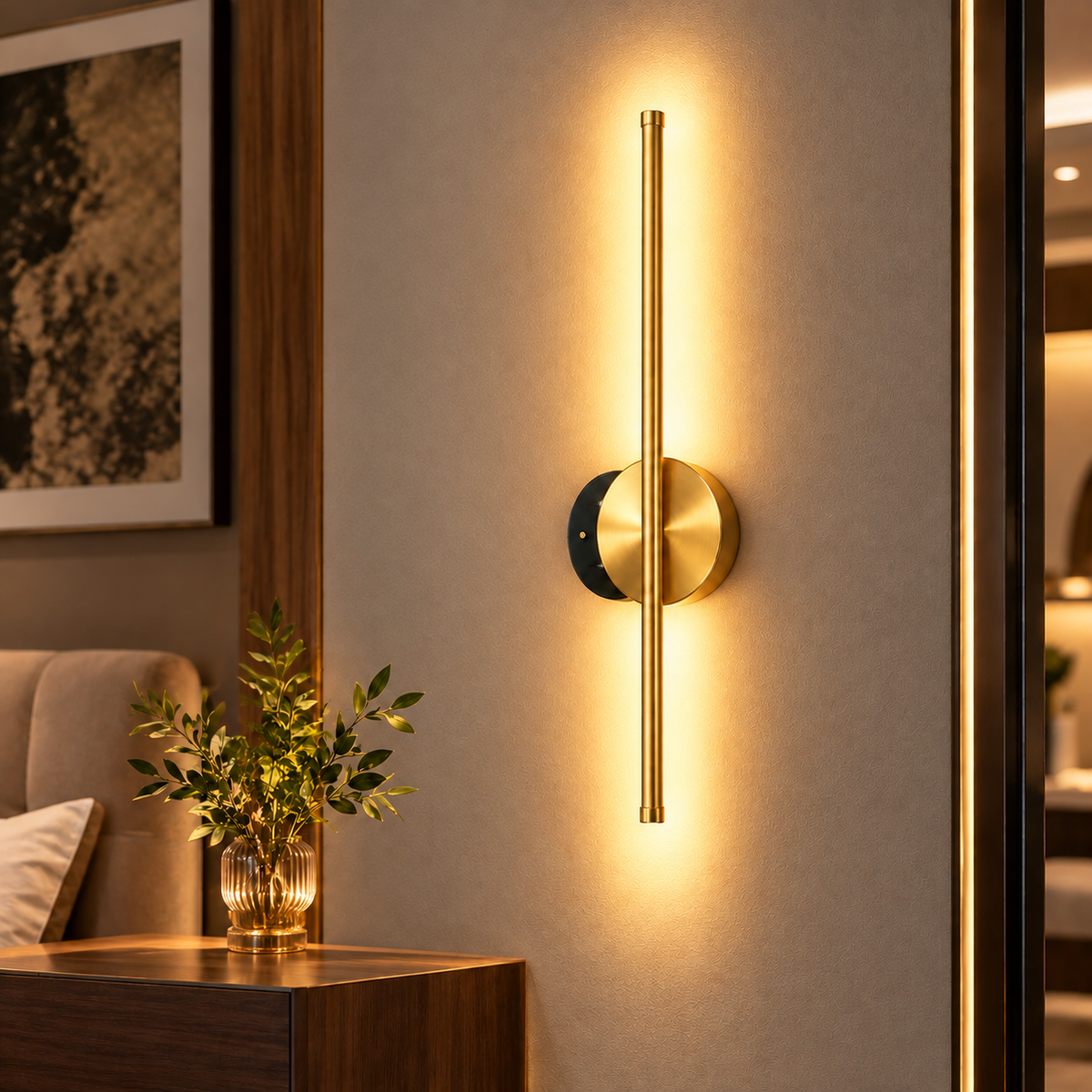 Rechargeable Cordless Wall Sconce with Remote Control