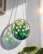 Acrylic Jigsaw Puzzle Suncatcher - Secret Lily Valley